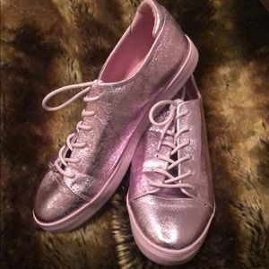 ASOS Purple Metallic Sneakers